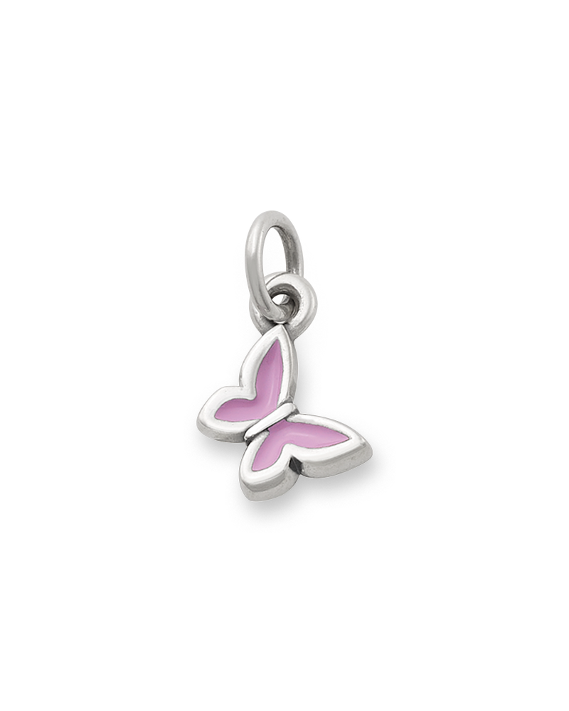 Enamel Purple Mini Butterfly Charm