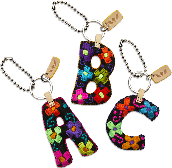 Black Felt Alphabet Charms - Image 2